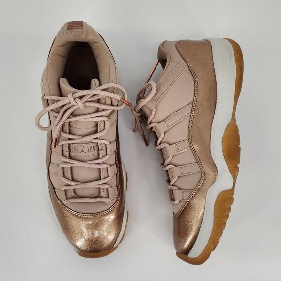 Jordan 11 Retro Low Rose Gold Women’s Sneakers Size 9.5 - Picture 1 of 16